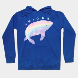 Unique Cute Colorful Baby Whale . Hoodie